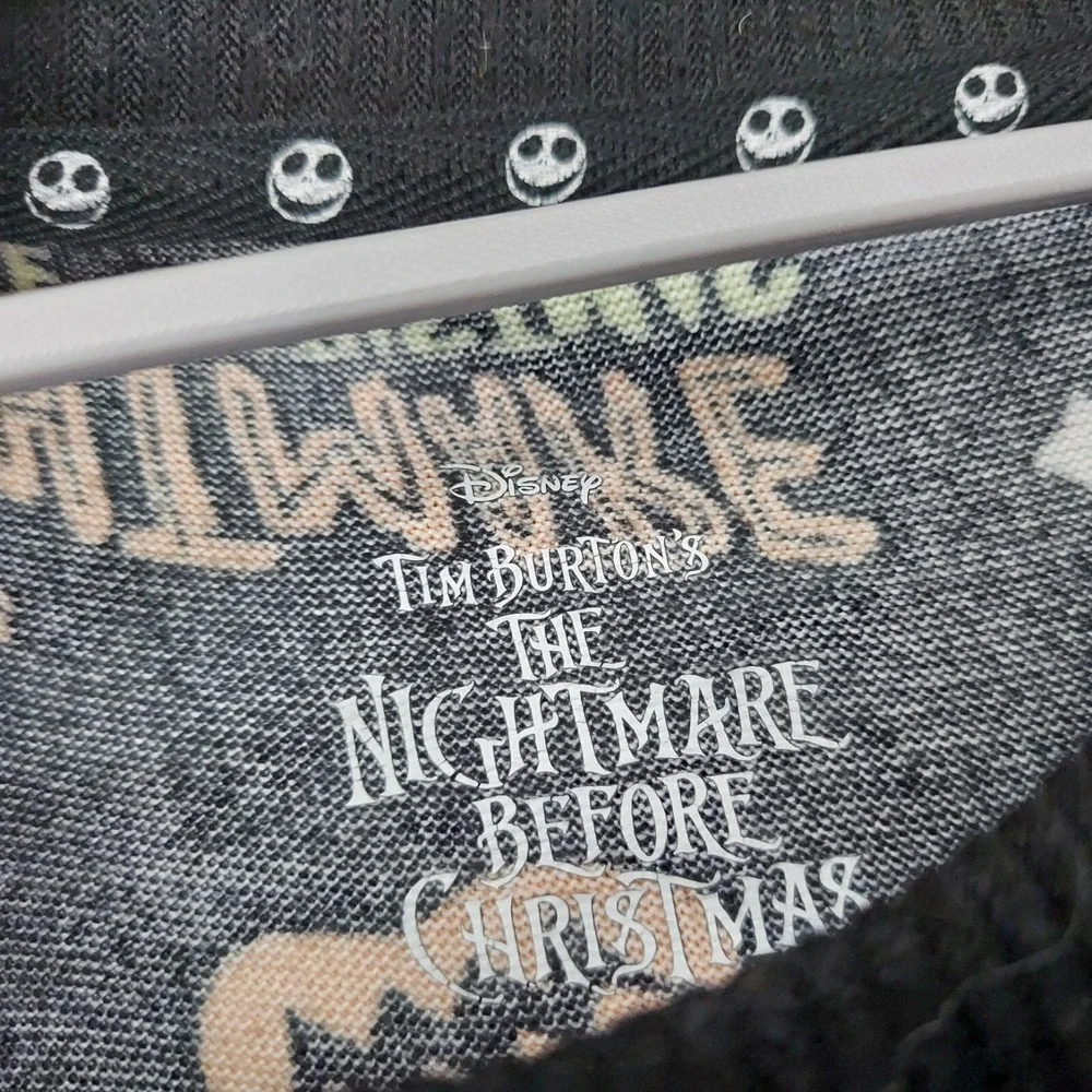Disney‎ Women Pajama Dress S Nightmare Before Christmas Sweater Long Sleeve Jack - Picture 5 of 10